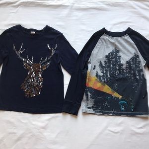 2 Gymboree long sleeve shirts